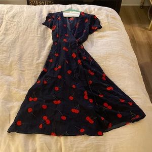 Realisation Par Silk Wrap Dress